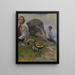 Untitled Painting - Christian Skredsvig — framed artwork on a wall