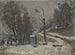 Winter in Parijs - Christian Skredsvig — weergave van het kunstwerk