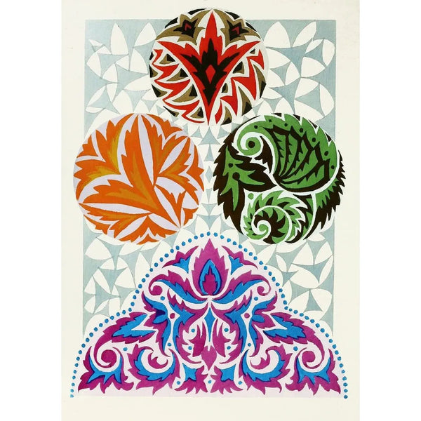 Ornamentale vormen voor toegepaste kunst op oppervlak Pl 06 - Christian Stoll — ingelijst kunstwerk aan de muur