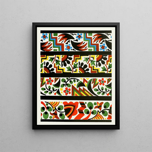 Formes décoratives pour la surface Pl 16 - Christian Stoll — framed artwork on a wall