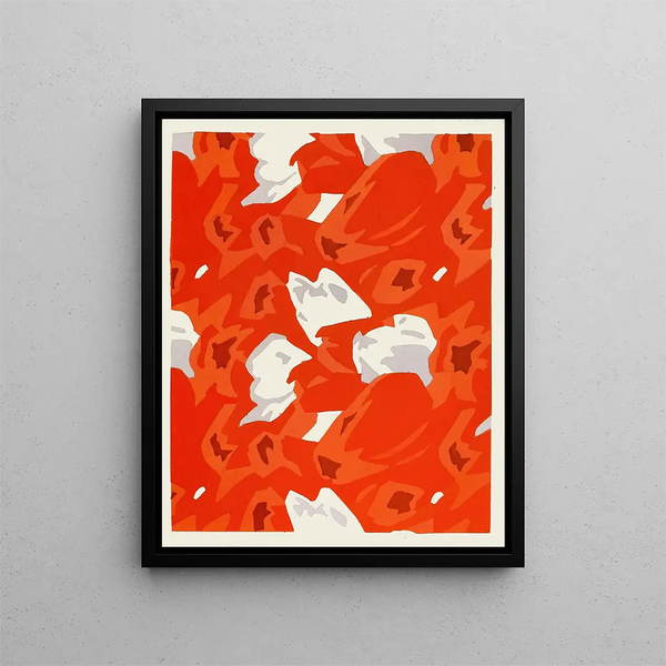 Formes décoratives pour la surface Pl 17 - Christian Stoll — framed artwork on a wall
