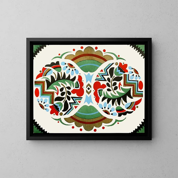 Formes de bijoux appliqués pour la surface Pl 19 - Christian Stoll — framed artwork on a wall
