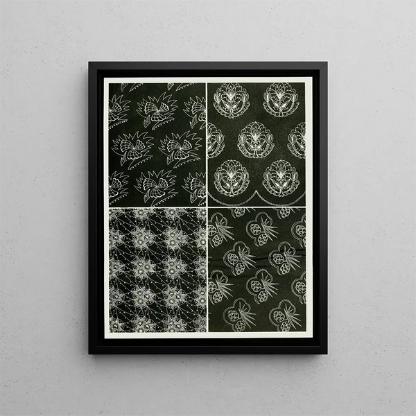 Decorative Shapes Painting for Surface Pl 22 - Christian Stoll — framed artwork on a wall