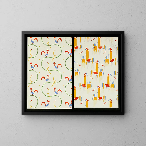 Formes de bijoux appliqués pour la surface Pl 25 - Christian Stoll — framed artwork on a wall