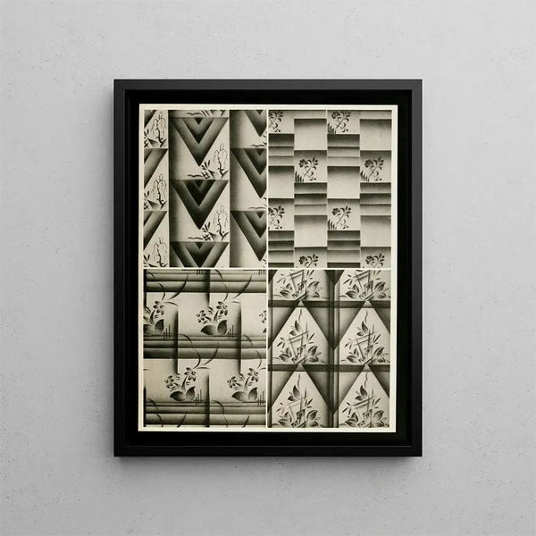 Formes décoratives pour la surface Pl 27 - Christian Stoll — framed artwork on a wall