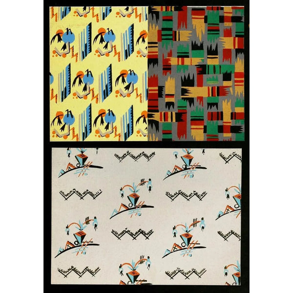 vormen ornamentaal voor toegepaste kunst op het oppervlak Pl 36 - Christian Stoll — ingelijst kunstwerk aan de muur