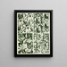Decorative Shapes Painting for Surface Pl 37 - Christian Stoll — framed artwork on a wall