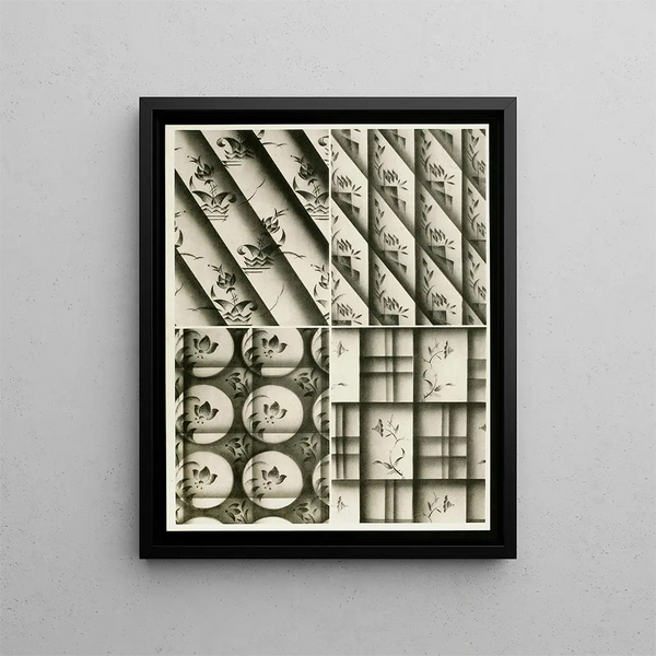Decorative Shapes for Surface Pl 40 - Christian Stoll — framed artwork on a wall