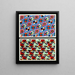 Decoratieve vormen voor het oppervlak Pl 45 - Christian Stoll — ingelijst kunstwerk aan de muur