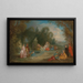 Feestelijke buitenlucht - Christian Wilhelm Ernst Dietrich — ingelijst kunstwerk aan de muur
