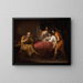 Alexandre de Grote op zijn sterfbed - Christoffer Wilhelm Eckersberg — ingelijst kunstwerk aan de muur