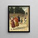 Een storm - Christoffer Wilhelm Eckersberg — ingelijst kunstwerk aan de muur