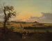 Landschap met doorgang, het eiland Mn - Christoffer Wilhelm Eckersberg — weergave van het kunstwerk