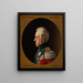 Portret van Frederik 6 - Christoffer Wilhelm Eckersberg — ingelijst kunstwerk aan de muur