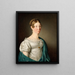 Portret van een dame - Christoffer Wilhelm Eckersberg — ingelijst kunstwerk aan de muur