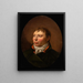 Portret van een man - Christoffer Wilhelm Eckersberg — ingelijst kunstwerk aan de muur