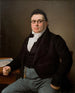 Portret van de handelaar Joseph Raphaël - Christoffer Wilhelm Eckersberg — weergave van het kunstwerk
