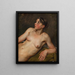 Vrouw naakt liggend - Christoffer Wilhelm Eckersberg — ingelijst kunstwerk aan de muur