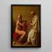 Socrate en Alcibiades - Christoffer Wilhelm Eckersberg — ingelijst kunstwerk aan de muur