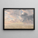 Studie van Wolken boven de Straat - Christoffer Wilhelm Eckersberg — ingelijst kunstwerk aan de muur