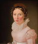 Suzanne Juel, de schoonzus van de kunstenaar en die later zijn derde echtgenote werd - Christoffer Wilhelm Eckersberg — weergave van het kunstwerk