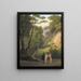 La Fente du Diable au Manoir de Liselund L'île de Møn - Christoffer Wilhelm Eckersberg — ingelijst kunstwerk aan de muur