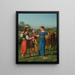 La Jeune Fille de Loin D'après le poème de Schiller - Christoffer Wilhelm Eckersberg — ingelijst kunstwerk aan de muur