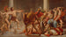 De wraak van Odysseus op de vrijers van Penelope - Christoffer Wilhelm Eckersberg — weergave van het kunstwerk