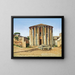 Tempel van Vesta in Rome - Christoffer Wilhelm Eckersberg — ingelijst kunstwerk aan de muur