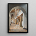 Uitzicht op de kerk van San Lorenzo fuori le Mura - Christoffer Wilhelm Eckersberg — ingelijst kunstwerk aan de muur