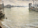 La Tamise vue vers la Tour de Londres - Christopher R W Nevinson — weergave van het kunstwerk