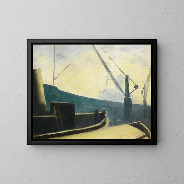 L'Atteinte - Christopher Wood — framed artwork on a wall