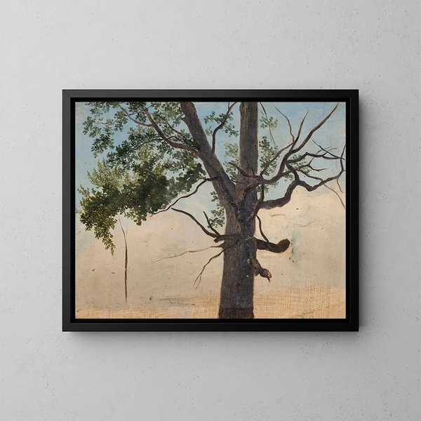 Tree of Solitude - Chrystian Breslauer — framed artwork on a wall