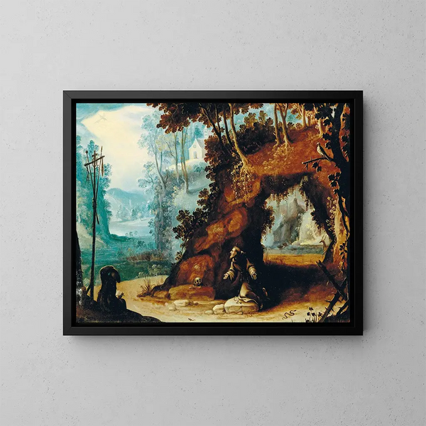 Saint François recevant les stigmates - Cigoli Ludovico Cardi — framed artwork on a wall