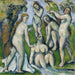 Vijf zwemmers - Paul Cézanne — weergave van het kunstwerk