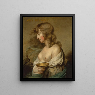Circle Of Matthew William Peters - Portrait of Miss Mortimer as Hebe.webp