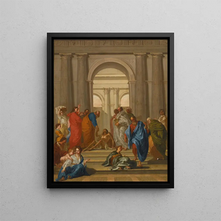 Circle Of Nicolas Vleughels - Saint Peter Healing The Paralytic At The Gate Of The Temple.webp