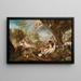 L gouden eeuw - Cirkel van Abraham Bloemaert — ingelijst kunstwerk aan de muur