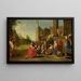 L'adoration des mages - Cercle de Bartholomeus Breenbergh — ingelijst kunstwerk aan de muur
