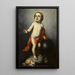 L'enfant Jésus houdend een wereldbol - Cirkel van Bartolomé Esteban Murillo — ingelijst kunstwerk aan de muur