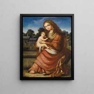 Circle of Domenichino - Madonna and Child.webp
