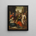 Aanbidding der Wijzen - Cercle van Frans Francken de Jonge — ingelijst kunstwerk aan de muur