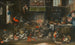 van Singes dans la cuisine - Cercle de Frans Francken le Jeune — weergave van het kunstwerk