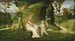 Venus en Cupido in een landschap - Cirkel van Giorgione — weergave van het kunstwerk