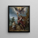 Abraham en Isaac - Cirkel van Giuseppe Cesari — ingelijst kunstwerk aan de muur