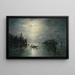 Venise, volle maan nacht - Cirkel van Karl Heilmayer — ingelijst kunstwerk aan de muur