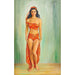 Reproductie van het schilderij Cissi Olsson in de rol van Anitra in Peer Gynt - Nils Dardel