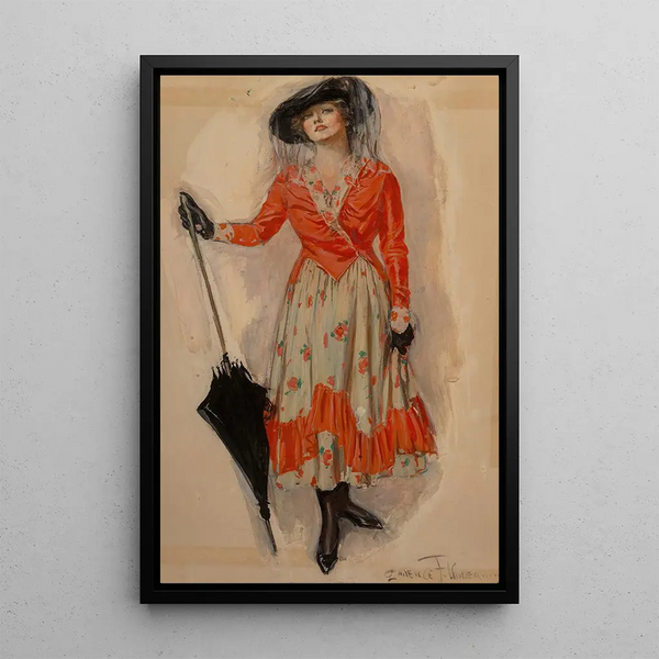 Reproduction of the painting Fils croisés Painting - Clarence F. Underwood