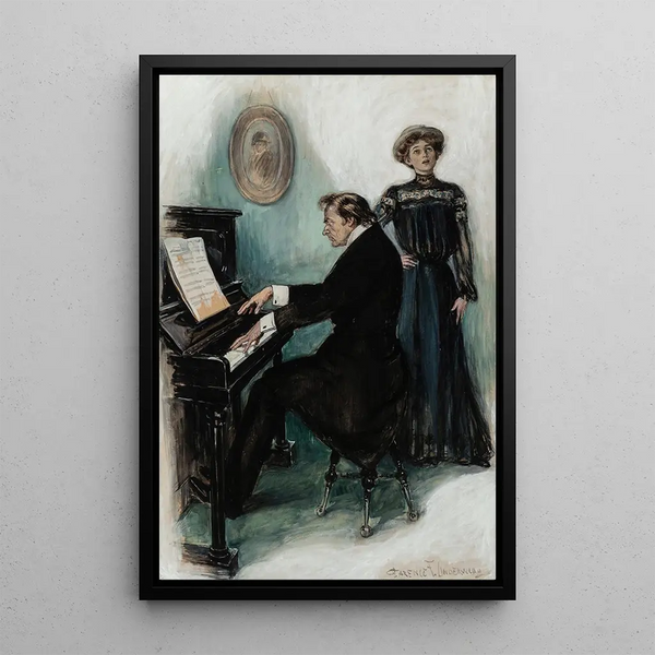 Le solo - Clarence F. Underwood — framed artwork on a wall