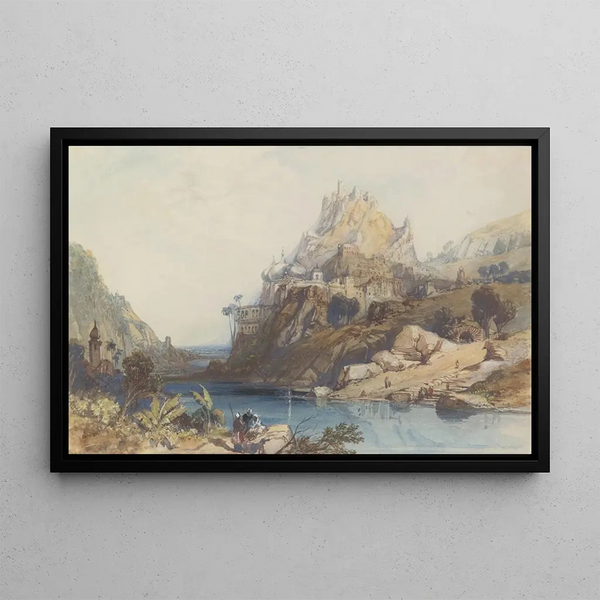 View of Etaaia India - Clarkson Stanfield — framed artwork on a wall